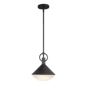 Dahlia 1LT Black Pendant