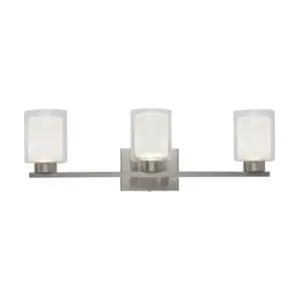 SAVILLE LED 3-LIGHT BATHROOM VANITY (3CCT)