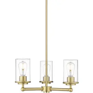 Thayer 3-Light Chandelier in Luxe Gold
