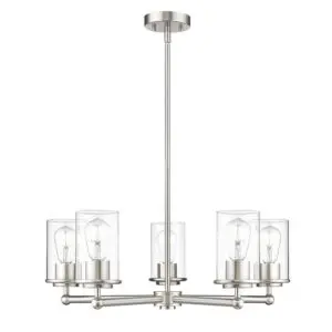 Thayer 5-Light Chandelier in Brushed Nickel