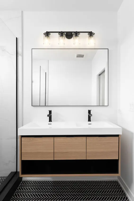 Thayer Matte Black Vanity Light - Image 2