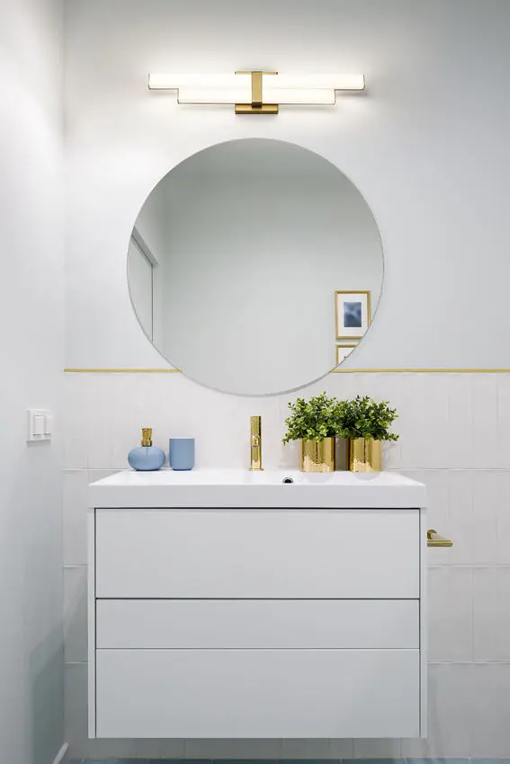 Zane Modern Gold Vanity Light - Image 2