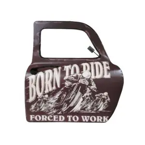 Born to Ride Car Door Sign
