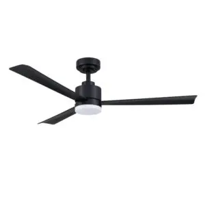 CARIA 52 in. Black Ceiling Fan
