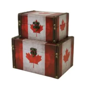 Canadian Flag Nested Box Set