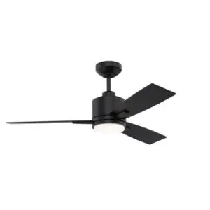 NUVEL 42 in. Matte Black Ceiling Fan