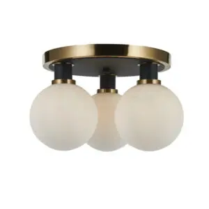 GEM 3-LIGHT SEMI-FLUSH