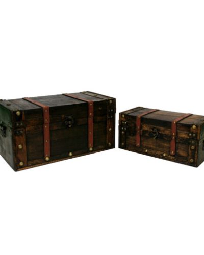 Brown-Wood-Chest-Set