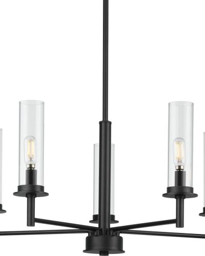 Kellwyn-Collection-Five-Light-Clear-Glass-Chandelier