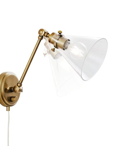 Kichler-Rosewood-6-in-W-1-Light-Brass-Wall-Sconce