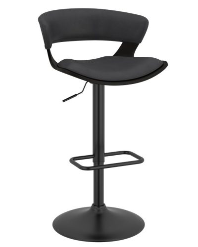 Rover-Adjustable-Air-Lift-Stool-in-Charcoal-and-Black