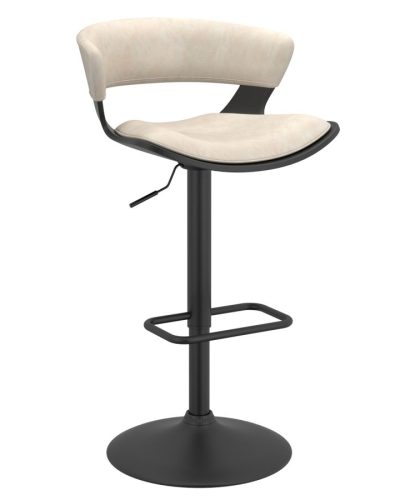 Rover-Adjustable-Air-Lift-Stool-in-Ivory-and-Black