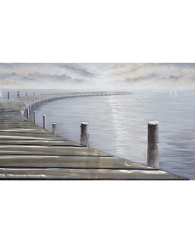 Walkway-Over-The-Lake-3D-Wall-Art